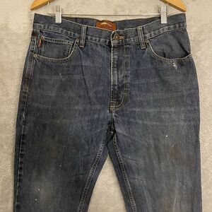 Bob Timberlake Mens Size 34/30 Straight Leg‎ Denim Casual Blue Jeans